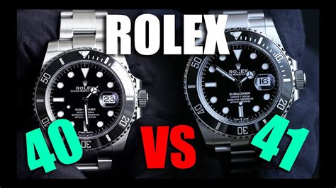 rolex 40 vs 41